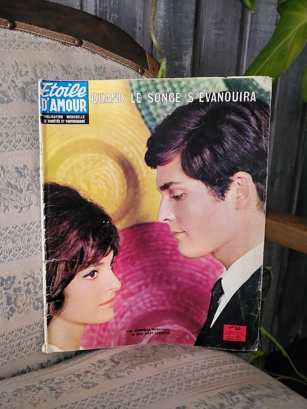Vintage 1960s Toi et Moi Photo Novel Magazine French Franco Califano